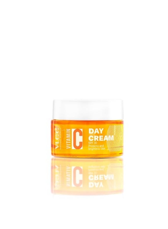 VLCC Vitamin C Day Cream SPF 30-50g - Protects, Boost Collagen, and Brightens Skin | With 15% Vitamin C, Vitamin E, Green Tea, and Mulberry Extracts. - Image 2
